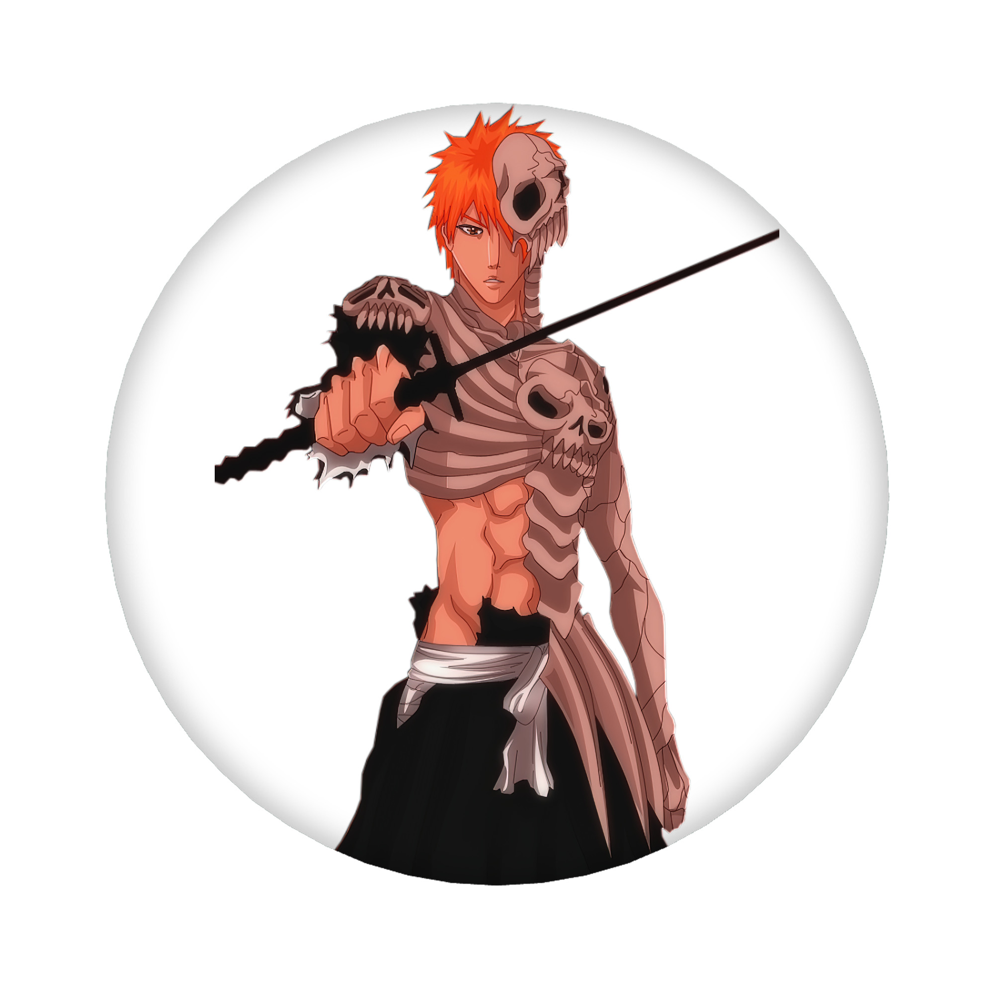 （画像用） ブリーチ 黒崎一護（くろさき いちご）BLEACH Kurosaki Ichigo 6cm 缶バッジ 複数セット