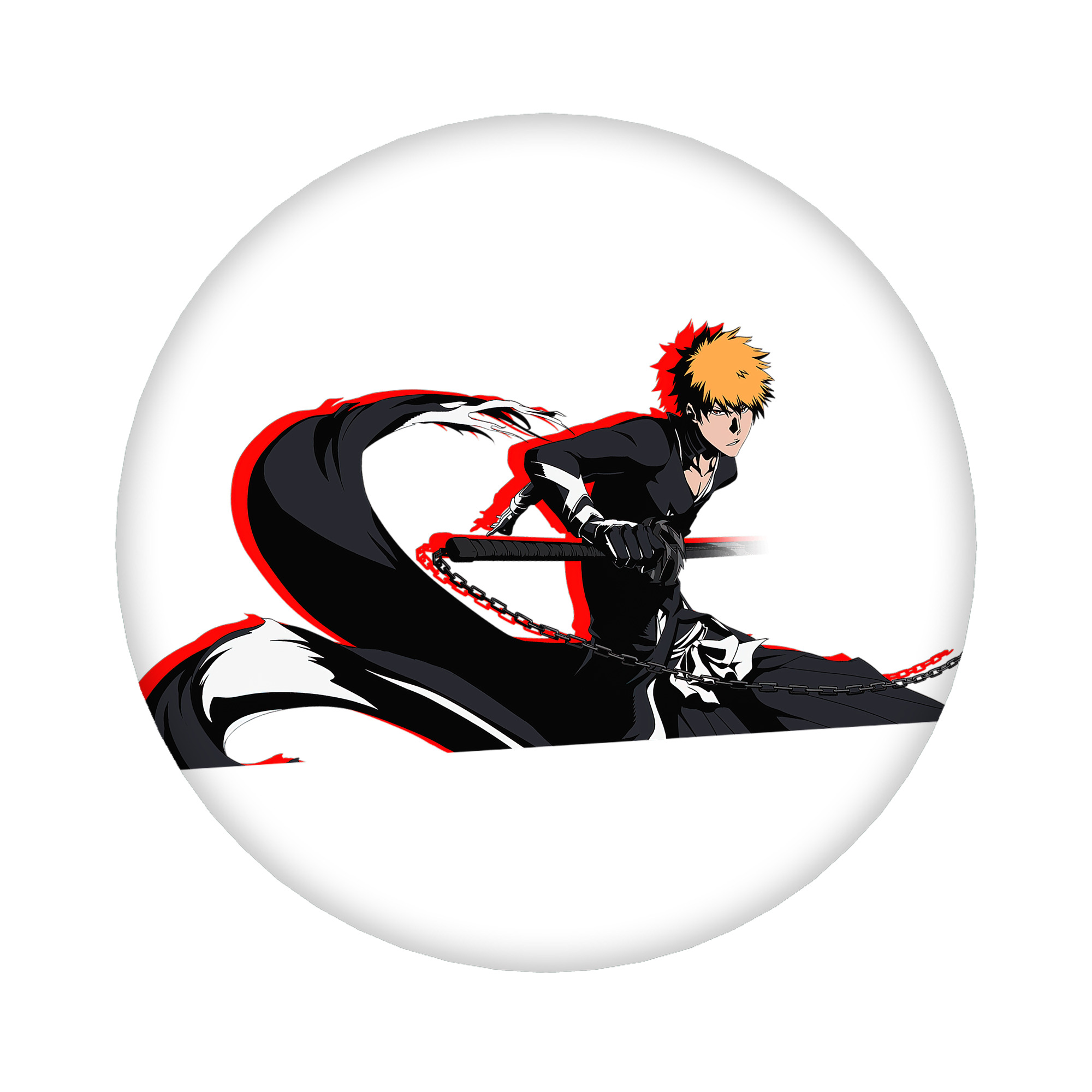 （画像用） ブリーチ 黒崎一護（くろさき いちご）BLEACH Kurosaki Ichigo 6cm 缶バッジ 複数セット