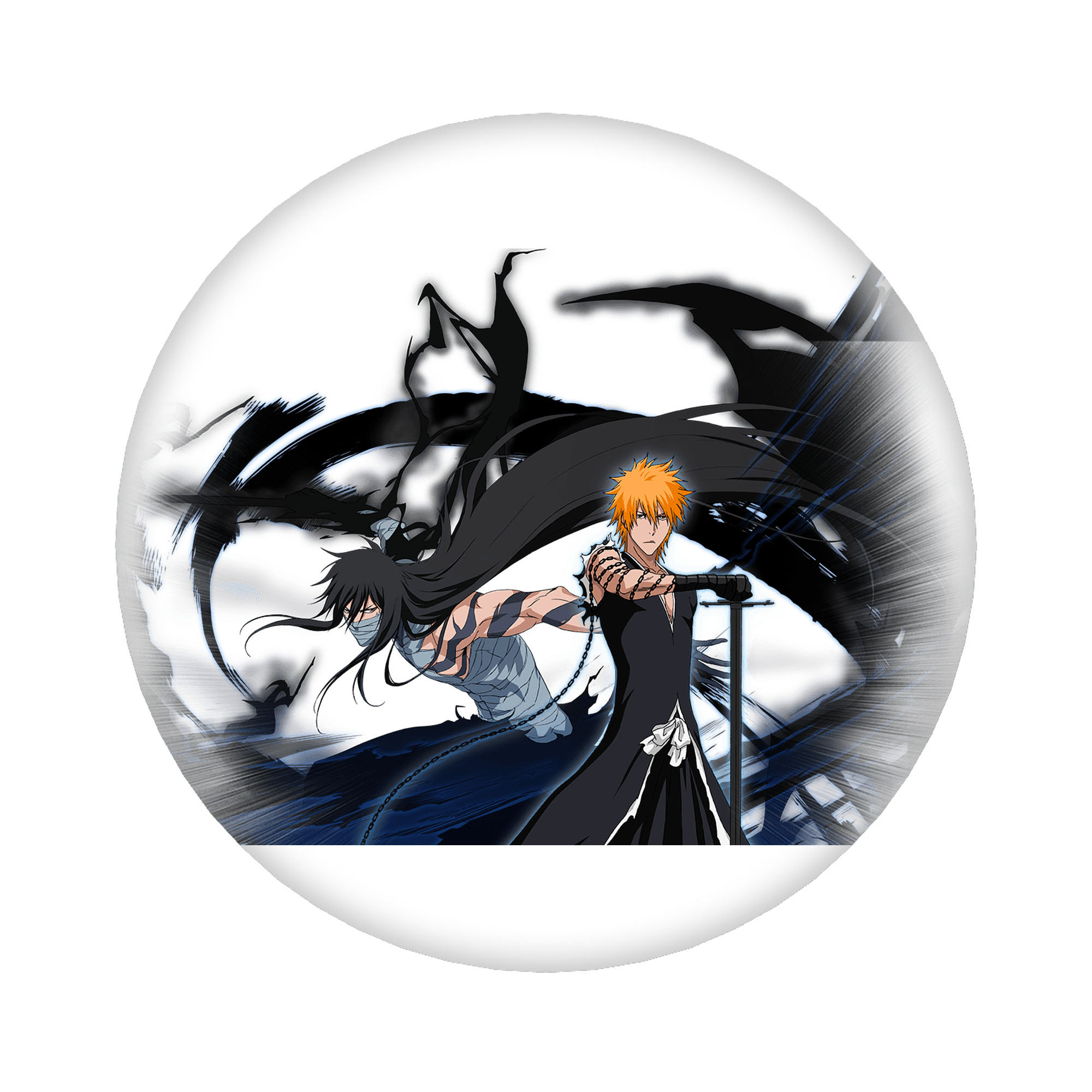 （画像用） ブリーチ 黒崎一護（くろさき いちご）BLEACH Kurosaki Ichigo 6cm 缶バッジ 複数セット