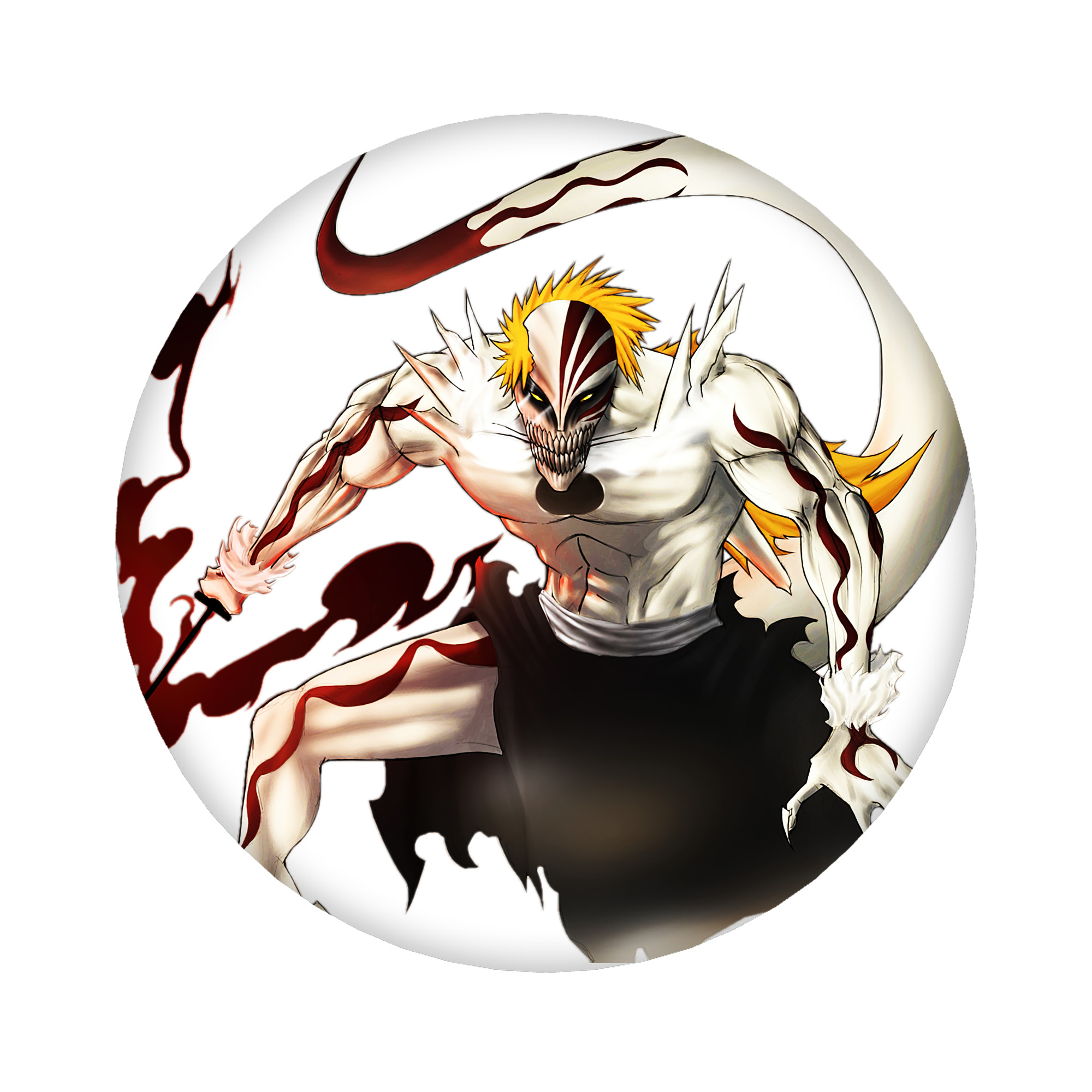 （画像用） ブリーチ 黒崎一護（くろさき いちご）BLEACH Kurosaki Ichigo 6cm 缶バッジ 複数セット
