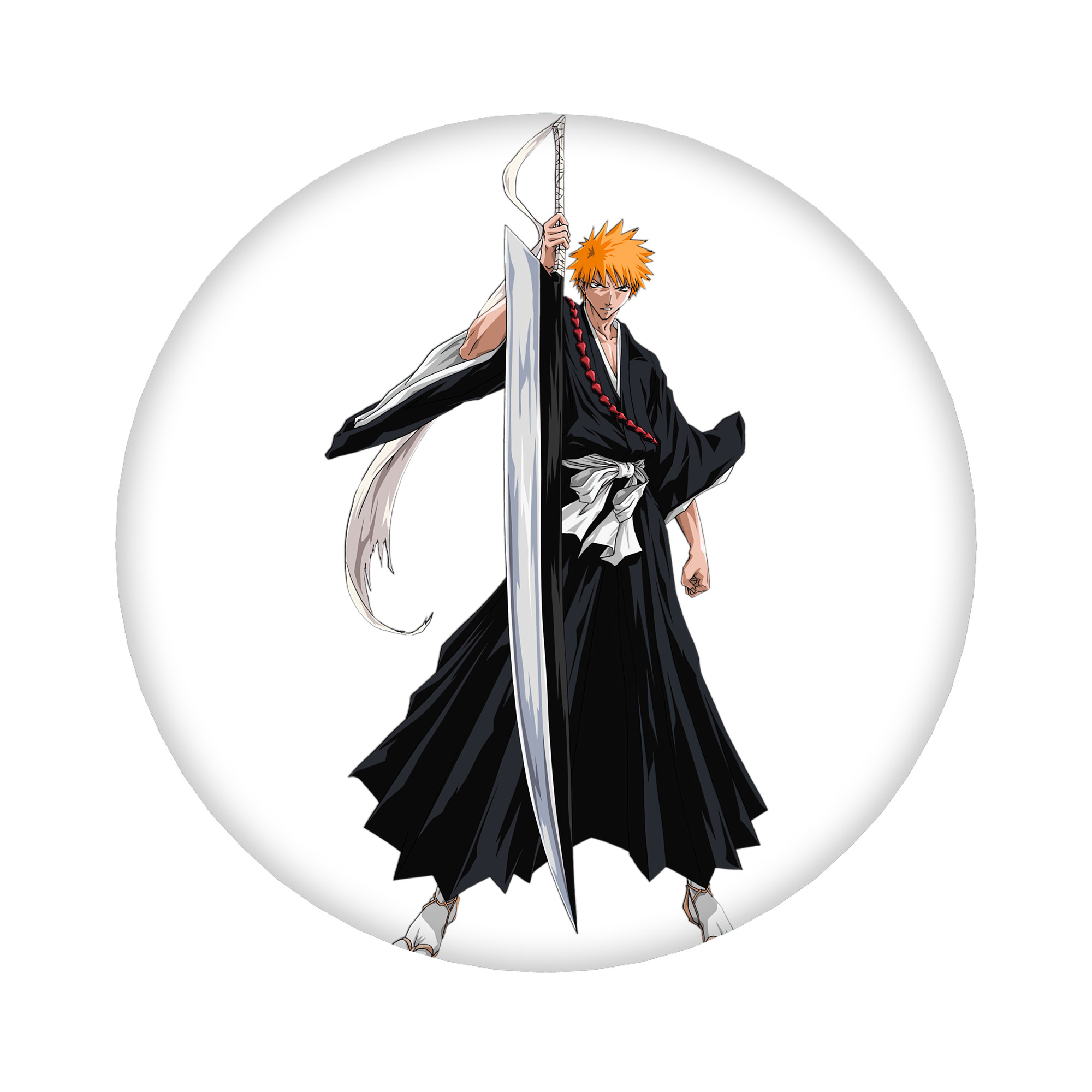 （画像用） ブリーチ 黒崎一護（くろさき いちご）BLEACH Kurosaki Ichigo 6cm 缶バッジ 複数セット