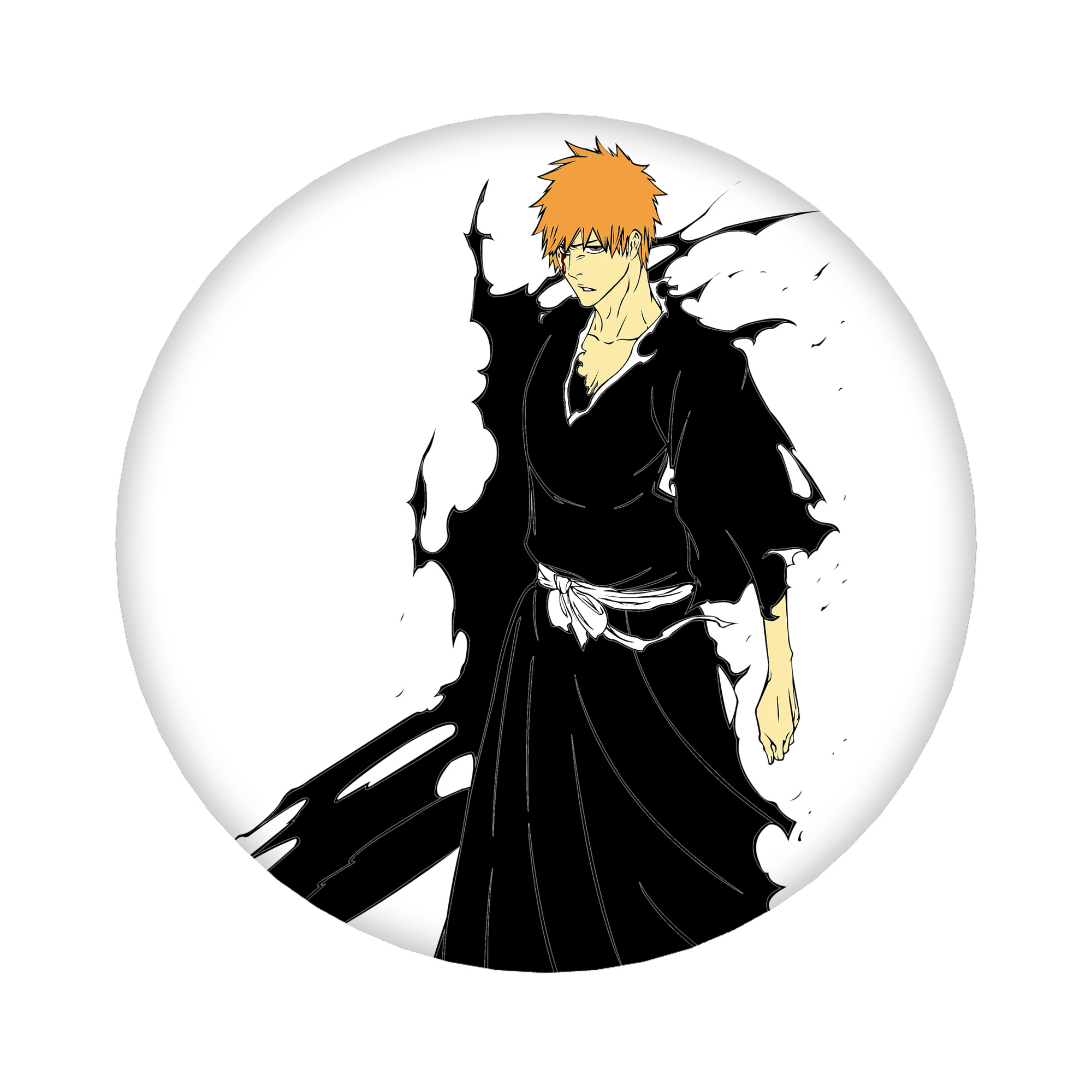 （画像用） ブリーチ 黒崎一護（くろさき いちご）BLEACH Kurosaki Ichigo 6cm 缶バッジ 複数セット