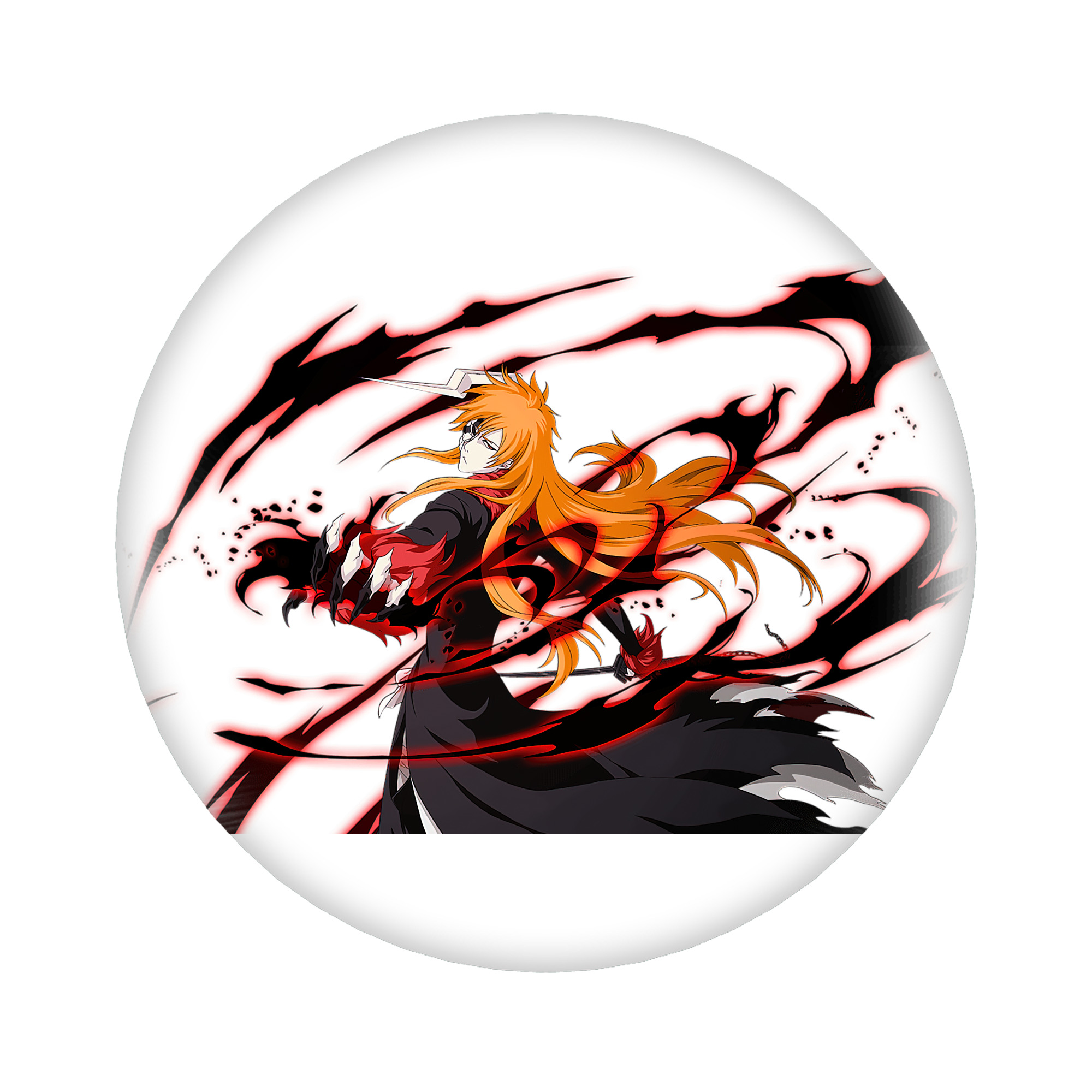 （画像用） ブリーチ 黒崎一護（くろさき いちご）BLEACH Kurosaki Ichigo 6cm 缶バッジ 複数セット