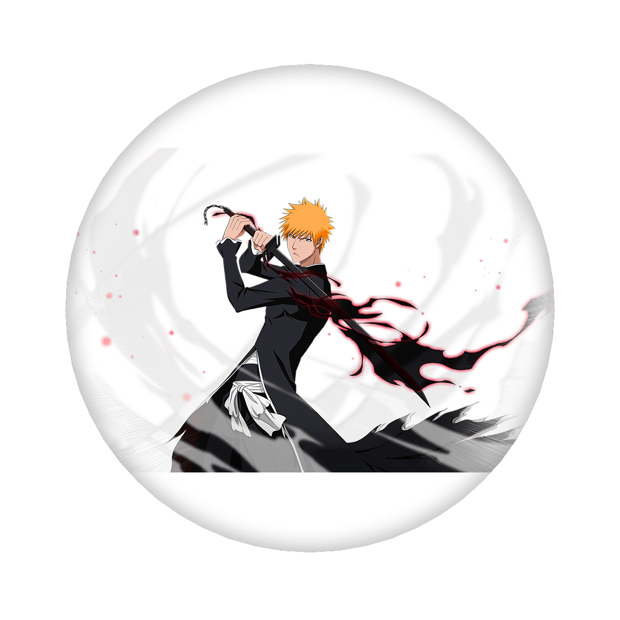 （画像用） ブリーチ 黒崎一護（くろさき いちご）BLEACH Kurosaki Ichigo 6cm 缶バッジ 複数セット