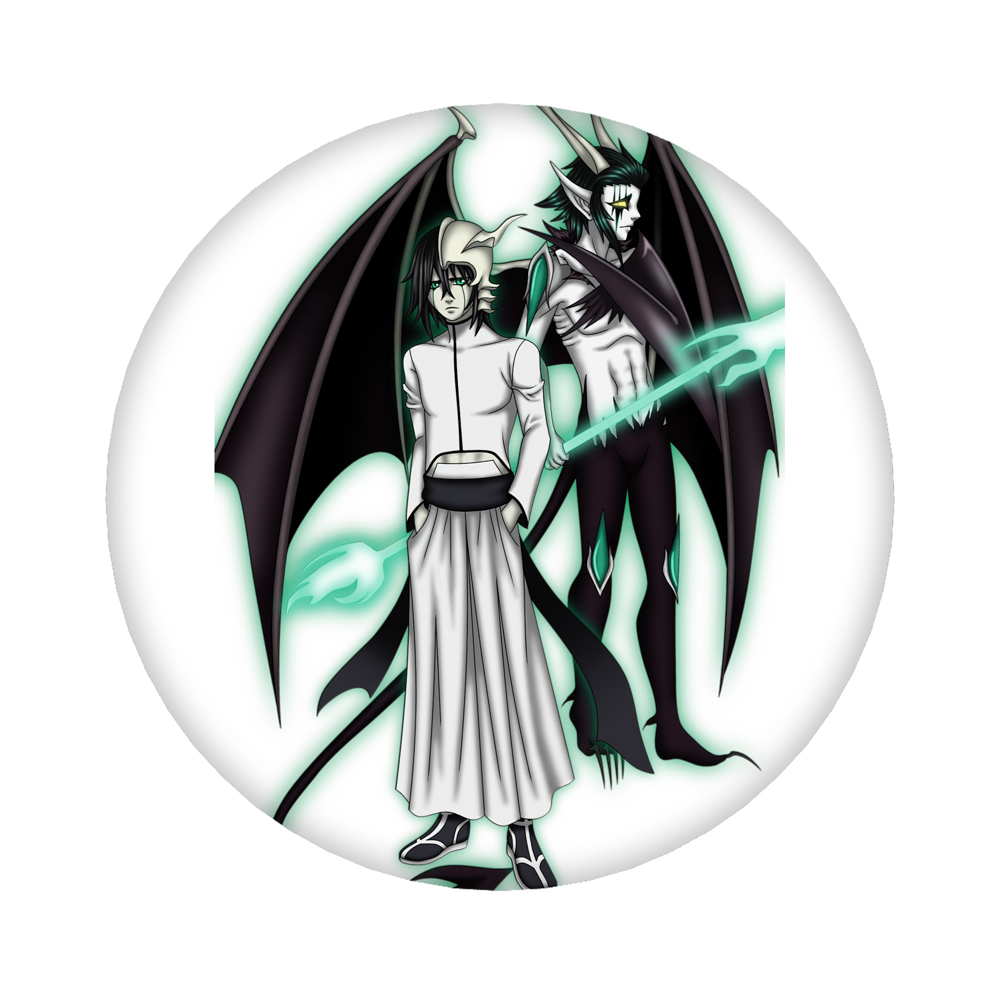 （画像用） ブリーチ ウルキオラ·シファー BLEACH Ulquiorra cifer 6cm 缶バッジ 複数セット