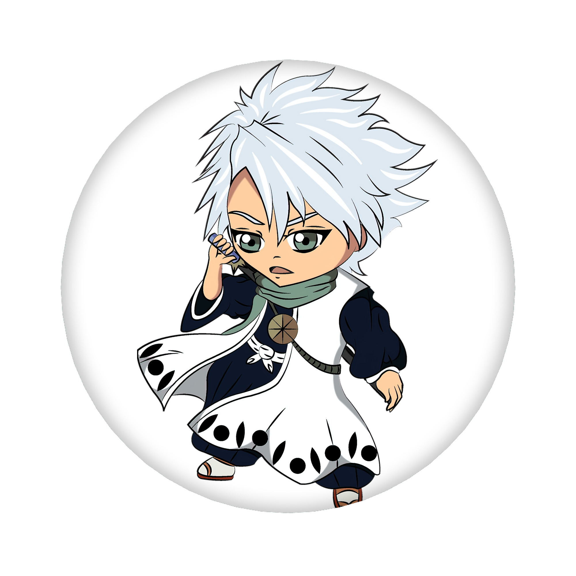（画像用） ブリーチ 日番谷冬獅郎（ひつがや とうしろう） BLEACH Hitsugaya Toushirou 6cm 缶バッジ 複数セット