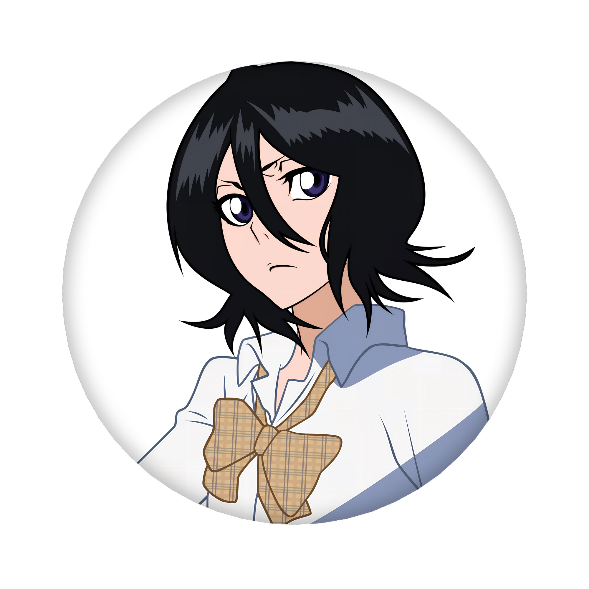 （画像用） ブリーチ 朽木ルキア BLEACH Kuchiki Rukia 6cm 缶バッジ 複数セット