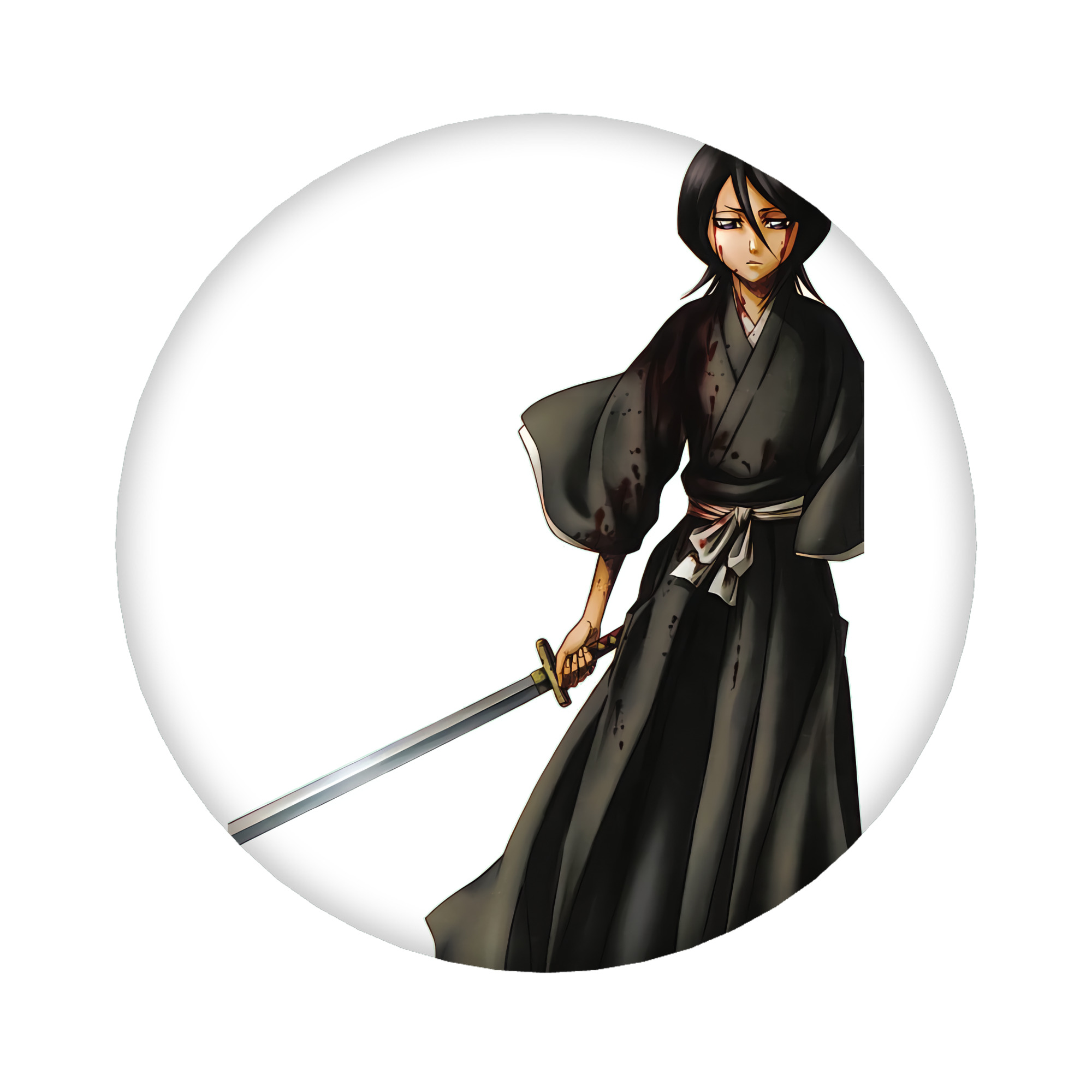 （画像用） ブリーチ 朽木ルキア BLEACH Kuchiki Rukia 6cm 缶バッジ 複数セット