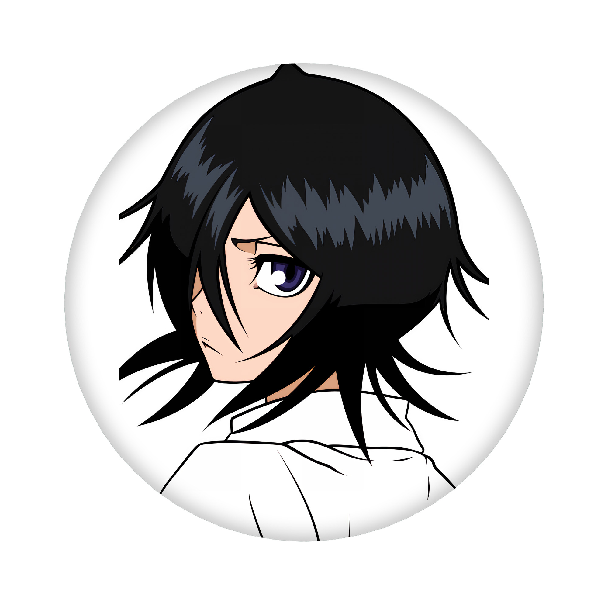 （画像用） ブリーチ 朽木ルキア BLEACH Kuchiki Rukia 6cm 缶バッジ 複数セット