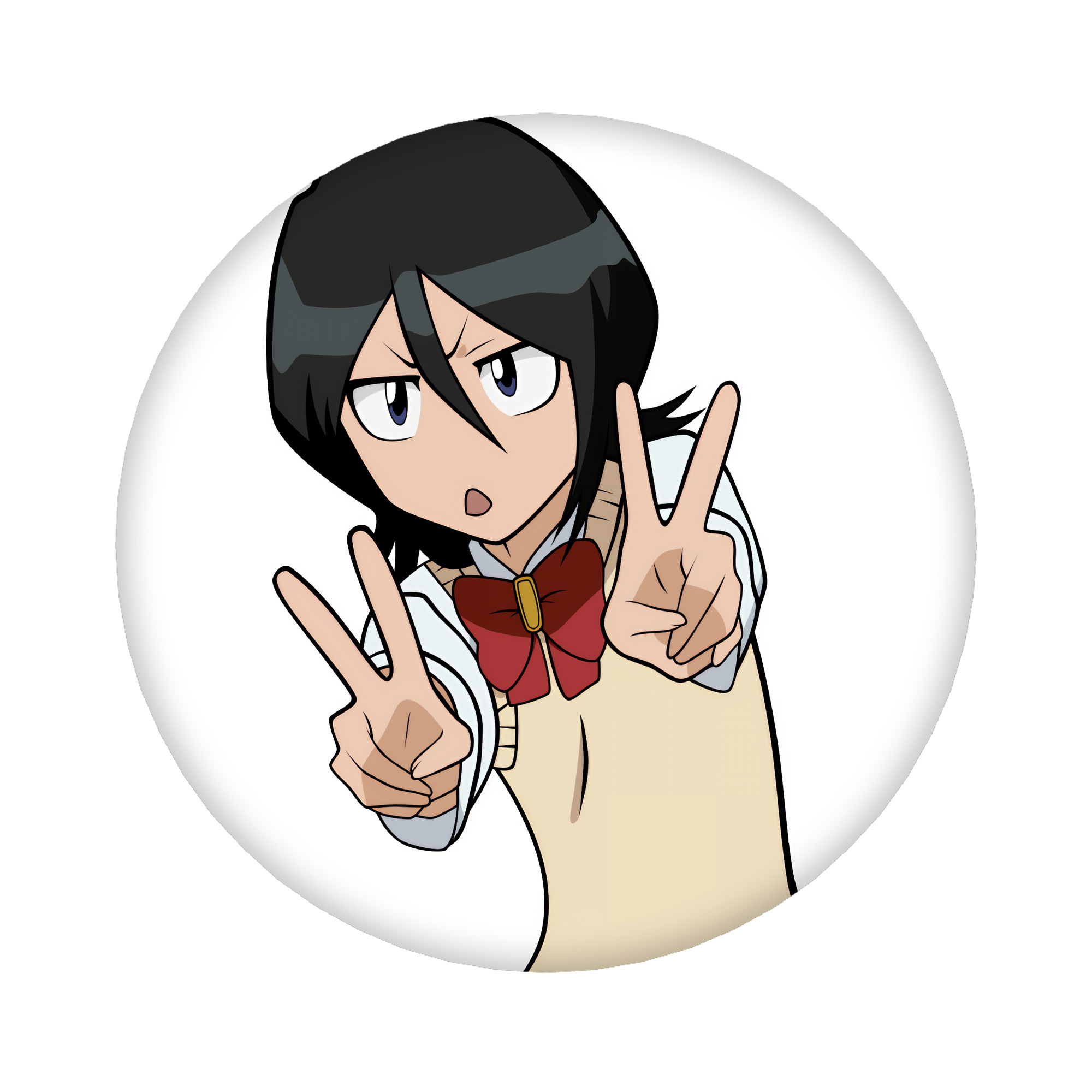 （画像用） ブリーチ 朽木ルキア BLEACH Kuchiki Rukia 6cm 缶バッジ 複数セット