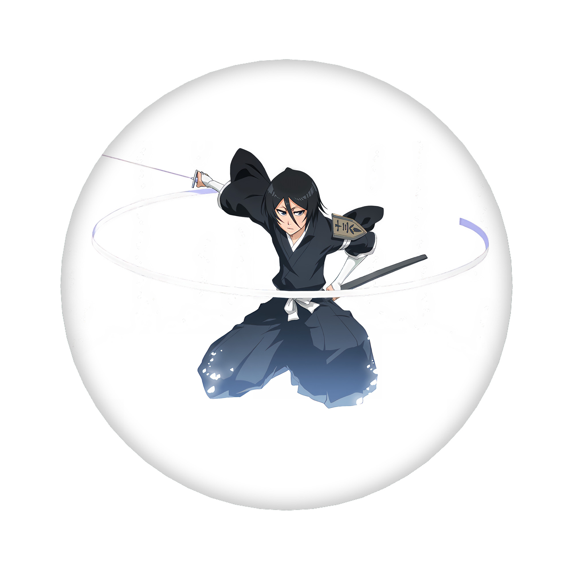 （画像用） ブリーチ 朽木ルキア BLEACH Kuchiki Rukia 6cm 缶バッジ 複数セット