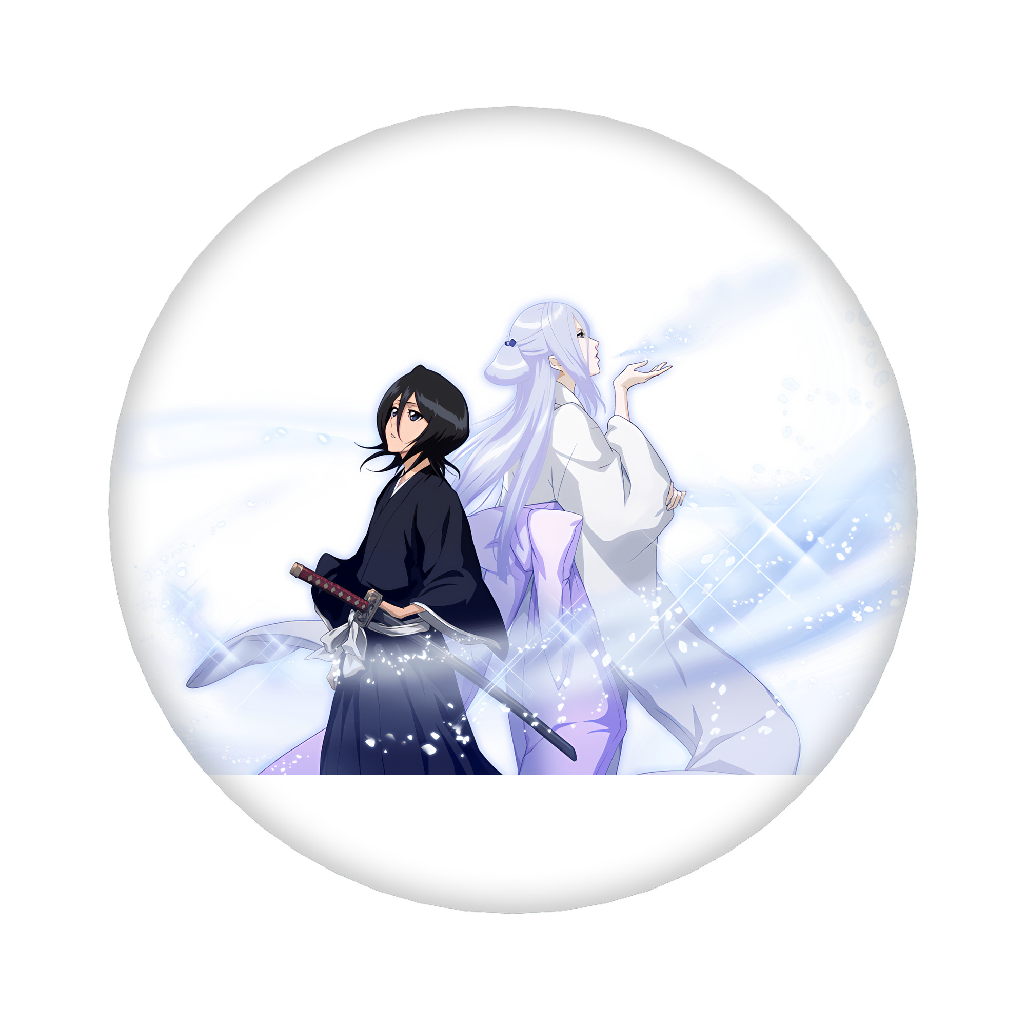 （画像用） ブリーチ 朽木ルキア BLEACH Kuchiki Rukia 6cm 缶バッジ 複数セット
