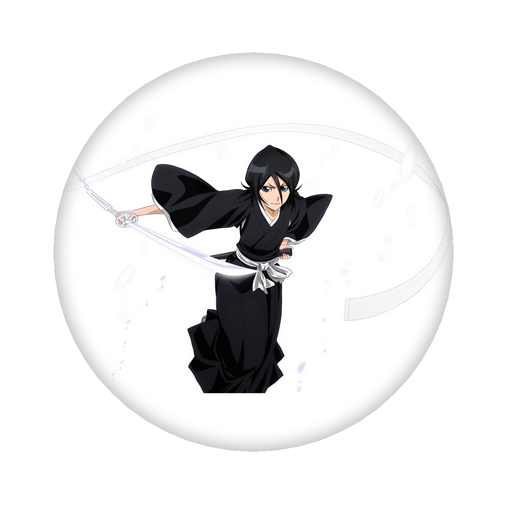 （画像用） ブリーチ 朽木ルキア BLEACH Kuchiki Rukia 6cm 缶バッジ 複数セット