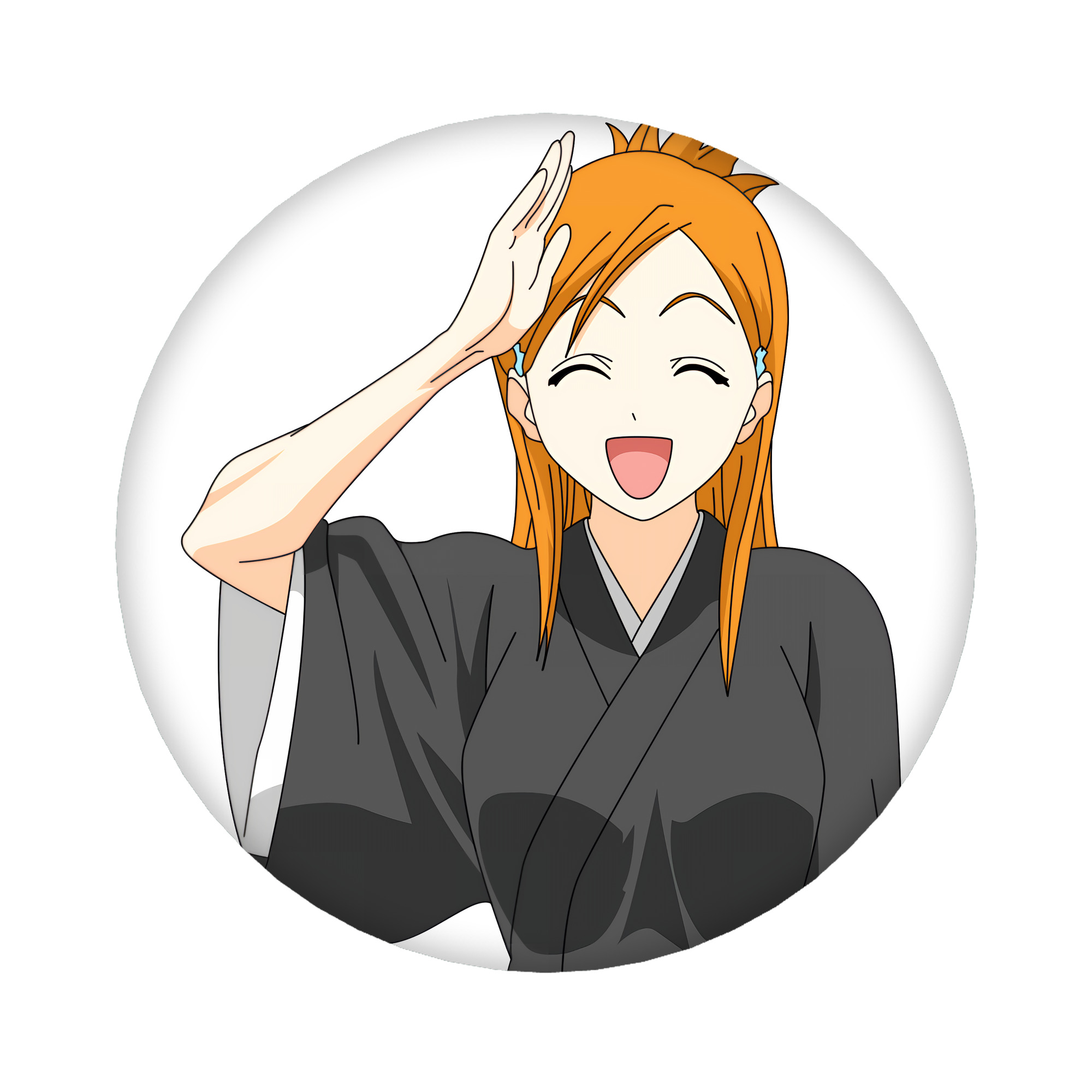 （画像用） ブリーチ 井上織姫（いのうえおりひめ） BLEACH Inoue Orihime 6cm 缶バッジ 複数セット