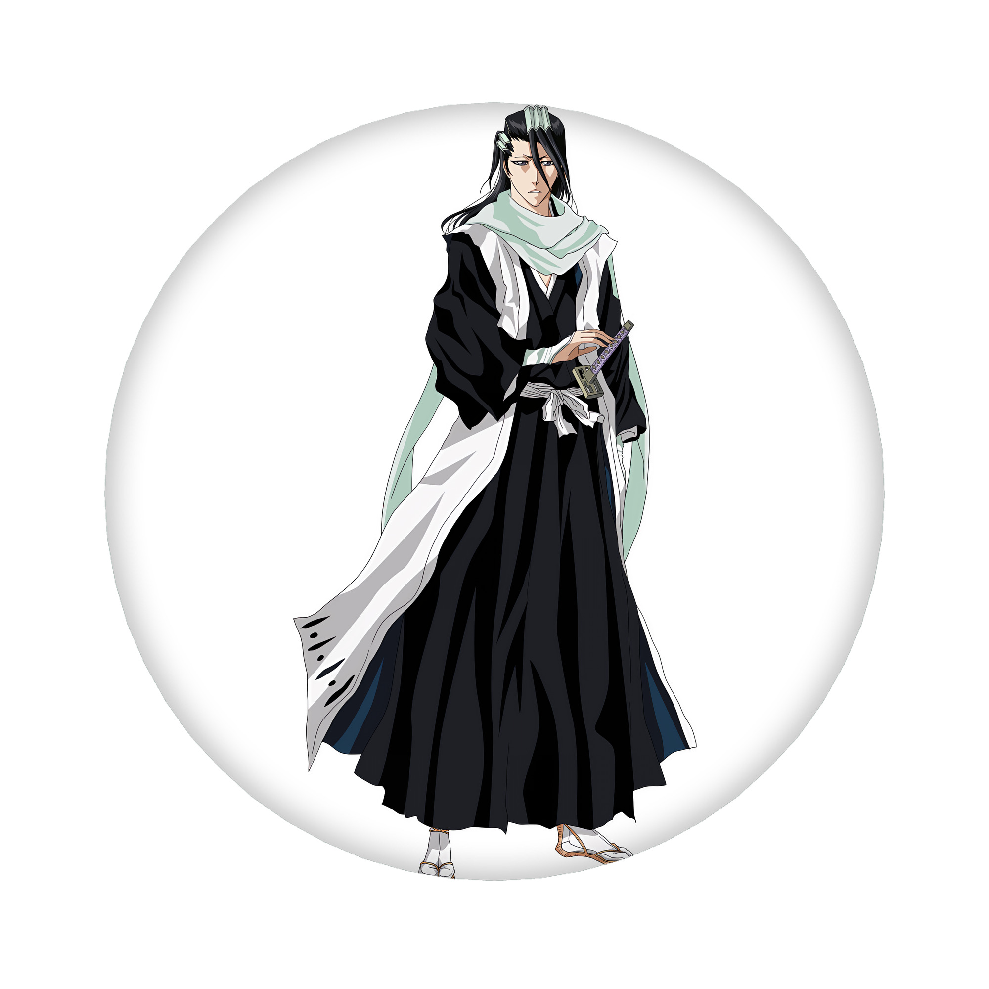 （画像用） ブリーチ くちき びゃくや BLEACH Kuchiki Byakuya 6cm 缶バッジ 複数セット